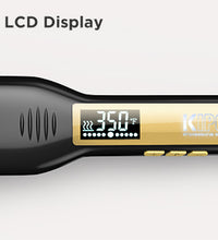 KIPOZI Titanium Flat Iron Hair Straightener with LCD Display