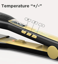 KIPOZI Titanium Flat Iron Hair Straightener with LCD Display