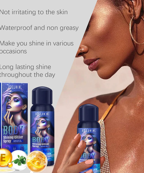 Eelhoe 100ml Highlighter Spray – Glowing Body & Face Shimmer