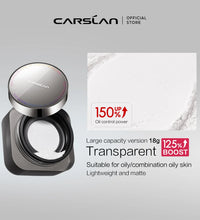 CARSLAN Black Magnetic Loose Setting Powder – Matte, Waterproof, Oil-Control