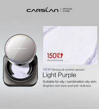 CARSLAN Black Magnetic Loose Setting Powder – Matte, Waterproof, Oil-Control