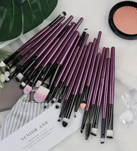 20Pcs Makeup Brush Set – Complete Eye & Face Cosmetic Brushes