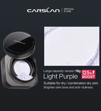 CARSLAN Black Magnetic Loose Setting Powder – Matte, Waterproof, Oil-Control