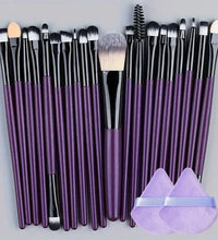 20Pcs Makeup Brush Set – Complete Eye & Face Cosmetic Brushes