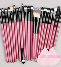 20Pcs Makeup Brush Set – Complete Eye & Face Cosmetic Brushes