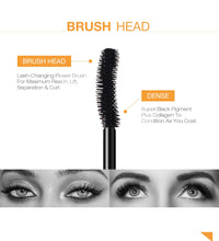 O.TWO.O 3D Fiber Mascara – Thick & Lengthening Black Lashes