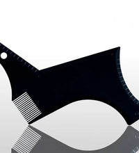 Men’s Beard Shaping Comb – Transparent Styling & Molding Too