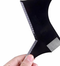 Men’s Beard Shaping Comb – Transparent Styling & Molding Too