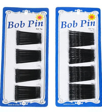 60/120pcs Black Hairpins – Invisible Bobby Pins for Women