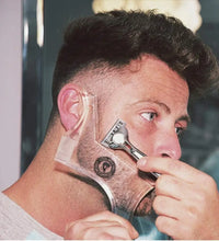 Men’s Beard Shaping Comb – Transparent Styling & Molding Too