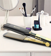 KIPOZI Titanium Flat Iron Hair Straightener with LCD Display