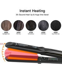 Steam Hair Straightener – Professional Ceramic Flat Iron with Argan Oil Treatment