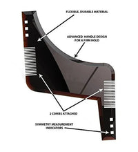 Men’s Beard Shaping Comb – Transparent Styling & Molding Too