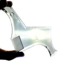 Men’s Beard Shaping Comb – Transparent Styling & Molding Too