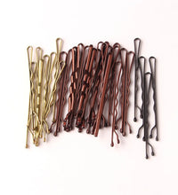 50 Pcs 4-Color 5cm Hair Clips – Curly & Wavy Hairpins for Women