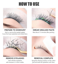 NATUHANA Eyelash Glue Remover – Quick Cream Adhesive Dissolver