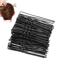 60/120pcs Black Hairpins – Invisible Bobby Pins for Women