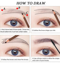 Waterproof Feather Eyebrow Pencil – Long-Lasting Brow Enhancer