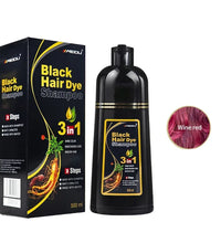 100ml/500ml 3-in-1 Hair Dye Shampoo – Instant Gray Coverage