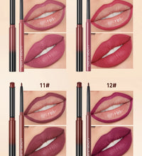 QIBEST Lipstick Pencil – Waterproof Matte Lip Tint & Liner