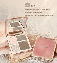 Judydoll Highlighter & Contour Palette – 3D Bronzer & Nose Shadow