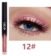 13-Shade Waterproof Liquid Eyeshadow – High Shine & Smudge-Proof