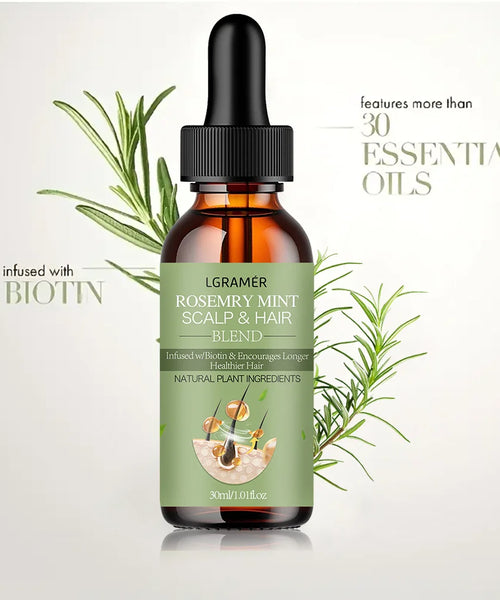 Rosemary Mint Hair Growth & Strengthening Oil
