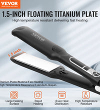 Negative Ions Flat Iron with LCD Display & 25 Temp Levels