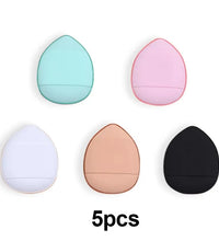 5/10pcs Mini Finger Puff Foundation Sponges – Cosmetic Makeup Applicator