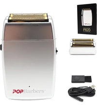 POP Barbers P620 Electric Beard Trimmer & Foil Shaver – 11000 RPM