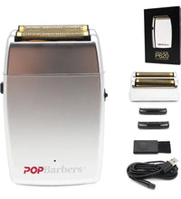 POP Barbers P620 Electric Beard Trimmer & Foil Shaver – 11000 RPM