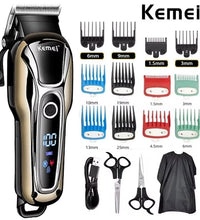 Kemei 1990 Professional Hair Clipper – LCD Display & Electric Trimmer