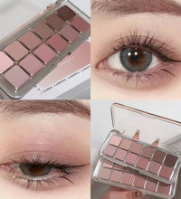 Full Matte Cool Eyeshadow Palette – Earth Tones & Low Saturation