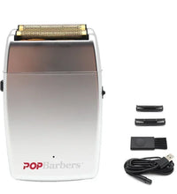 POP Barbers P620 Electric Beard Trimmer & Foil Shaver – 11000 RPM