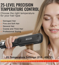 Negative Ions Flat Iron with LCD Display & 25 Temp Levels