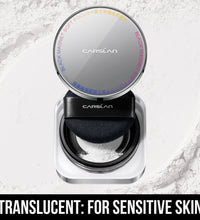 CARSLAN Black Magnetic Loose Setting Powder – Matte, Waterproof, Oil-Control