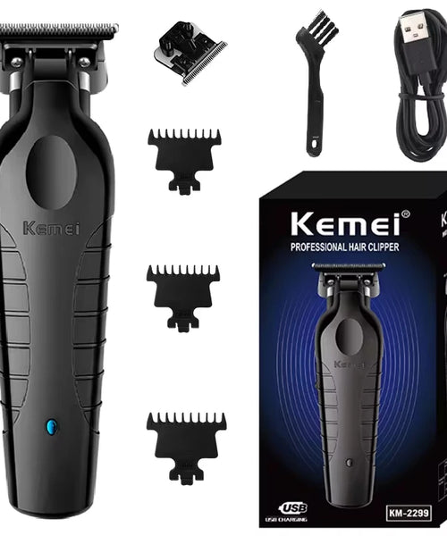 Kemei KM-2296/2299/1102 Hair Clipper Kit – Professional Electric Hair Trimmer for Men