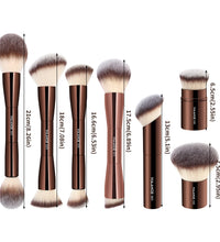 MAANGE Dual-Ended Makeup Brush – Foundation, Powder, Concealer & Blush
