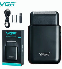 VGR V390 Electric Shaver – Portable USB Rechargeable Beard Trimmer