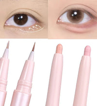 Double-Ended Lying Silkworm Highlighter & Contour Eye Brightener Stick