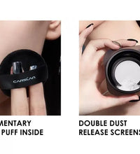 CARSLAN Black Magnetic Loose Setting Powder – Matte, Waterproof, Oil-Control