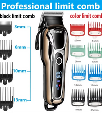 Kemei 1990 Professional Hair Clipper – LCD Display & Electric Trimmer