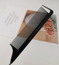 Professional Stainless Steel Tail Comb – Fine Teeth Barber Styling Tool