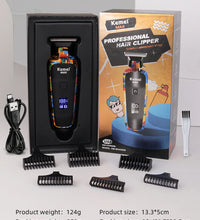 Kemei-5090 Digital Display Hair Clipper – Professional Barber Trimmer