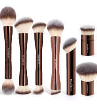 MAANGE Dual-Ended Makeup Brush – Foundation, Powder, Concealer & Blush