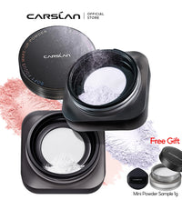 CARSLAN Black Magnetic Loose Setting Powder – Matte, Waterproof, Oil-Control
