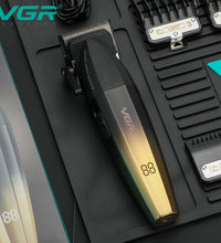 VGR Professional Hair Clipper with Digital Display – 9000 RPM Trimmer for Men