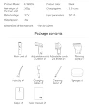 XIAOMI MIJIA Hair Trimmer – Waterproof, Cordless, Professional Clipper