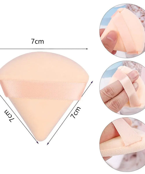 10PCS Triangle Makeup Sponge Puff – Powder Blender & Beauty Accessories