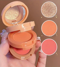 3-in-1 Blush & Highlighter Palette – Matte & Shimmer